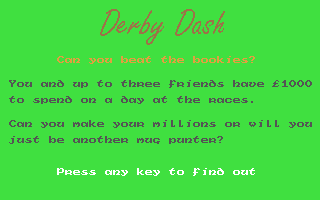 Derby Dash [Preview]